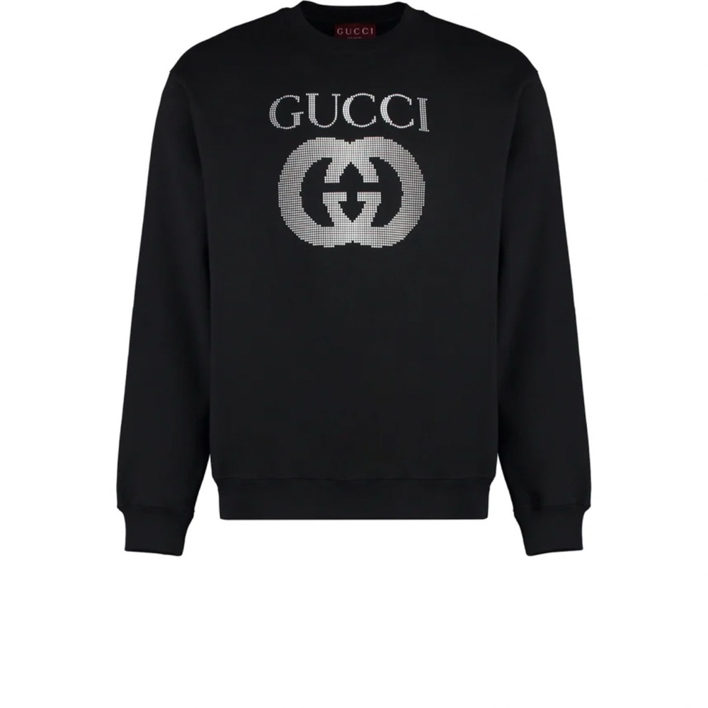 COPY - Gucci logo embellished crewneck sweater
